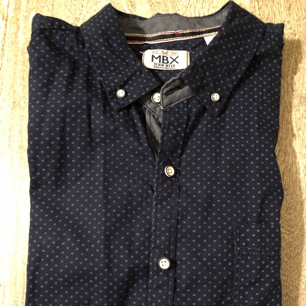 MBX Short Sleeve Button Down